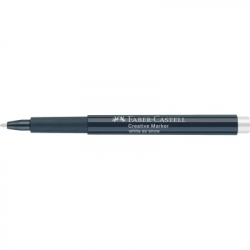 Маркер Faber-Castell для різних поверхонь Creative Marker White, M (1,5 мм), колір білий (31792) - Картинка 3