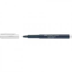 Маркер Faber-Castell для різних поверхонь Creative Marker White, M (1,5 мм), колір білий (31792) - Картинка 4