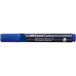 Маркер Faber-Castell перманентний Multimark Winner 23, колір синій (32838) - Картинка 3
