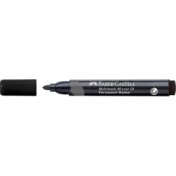 Маркер Faber-Castell перманентний Multimark Winner 23, колір чорний (32839) - Картинка 2