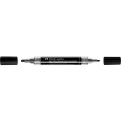 Набір маркерів Faber-Castell акриловий двобічний Black Edition Shake & Paint Acrylic Marker, колір чорний (33107) - Картинка 3