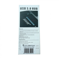 ��� USB Dynamode "7-in-1", Grey, Type-C / USB 3.0 - 1xUSB 3.0 / 6xUSB 2.0, ������ 12 ��, ���������� ������ (DM-UH-701AC) - �������� 12