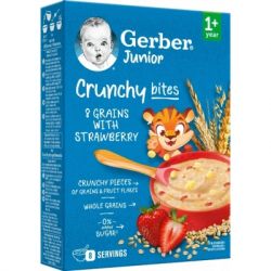 Дитяча каша Gerber Мультизлакова з хрусткими пластівцями та шматочками полуниці від 1 року 200 г (1100408) - Картинка 4