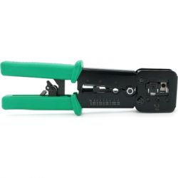Инструмент Voltronic VegGieg V-E113, для обжима RJ-45 (8P8C) и RJ-12/11 (6P6C), 4P4C, черный/зеленый, Q10 (V-E113) - Картинка 2