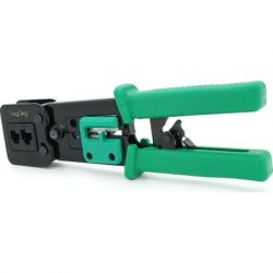 Инструмент Voltronic VegGieg V-E113, для обжима RJ-45 (8P8C) и RJ-12/11 (6P6C), 4P4C, черный/зеленый, Q10 (V-E113) - Картинка 3