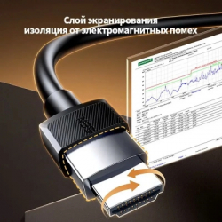 ������ �������������� HDMI M to HDMI M 5.0m 8K60Hz 48Gbps black Ugreen (45434) - �������� 9