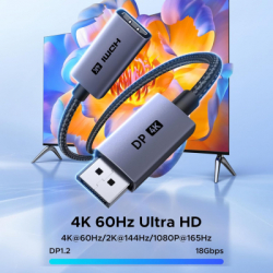������ �������������� DisplayPort M to HDMI M 4K60Hz 18Gbps HDR10 3D Ugreen (95418) - �������� 3