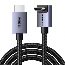 ������ �������������� HDMI M to HDMI M 2.0m 8K60Hz 48Gbps braided black Ugreen (85169)