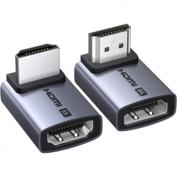 ���������� HDMI M to HDMI F 8K60Hz 48Gbps 90� corner black Ugreen (85632) - �������� 2
