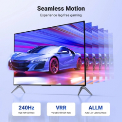 ������ �������������� HDMI M to HDMI M 10.0m 8K60Hz 48Gbps braided Ugreen (95966) - �������� 4