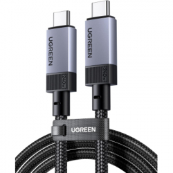 ���� ������ USB-C to USB-C 2.0m 240W 10Gbps braided black Ugreen (95619)