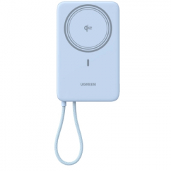 ������� ������������� Ugreen 10000mAh 30W 1xUSB-C + 15W Magnetic Wireless + cable USB-C blue (65839B)