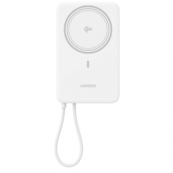 ������� ������������� Ugreen 10000mAh 30W 1xUSB-C + 15W Magnetic Wireless + cable USB-C white (75983B)