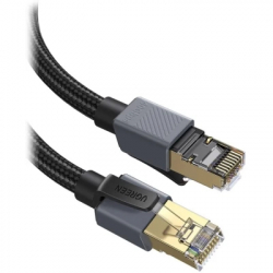 Патч-корд 5m F/FTP cat 8 RJ-45 black 40Gbps 2000MHz Ugreen (85731) - Картинка 2