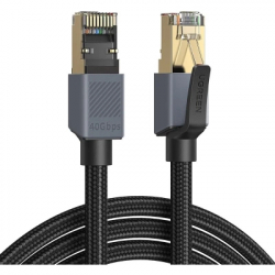 ����-���� 5m F/FTP cat 8 RJ-45 black 40Gbps 2000MHz Ugreen (85731)