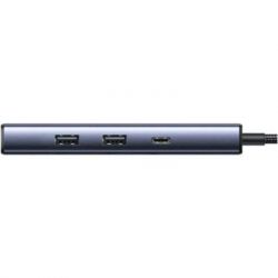 Концентратор Ugreen USB-C 6-in-1 2xUSB-A + 1xUSB-C PD100W + DisplayPort 4K60Hz + 1xRJ45 1000Mbps black (75643) - Картинка 3