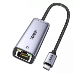 ���������� USB-C to RJ45 Ethernet 1000Mbps gray Ugreen (40322)