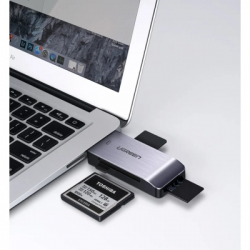 Картрідер Зчитувач флеш-карт USB-A 3.0 to TF/SD/CF/MS Multifunction Card Reader Multi-Read Ugreen (50541) - Картинка 2