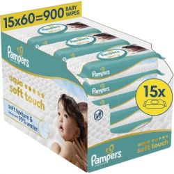 ������� ������� �������� Pampers Aqua Soft Touch 15x60 �� (900 ��) (8006530140232)