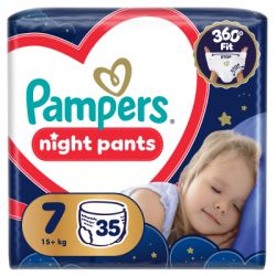 ϳ������ Pampers Night Pants ����� 7 (15+ ��) 35 �� (8006530320573)