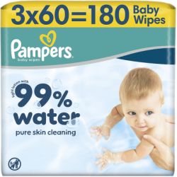 ������� ������� �������� Pampers 99 Water, 180 �� (8006530116206)