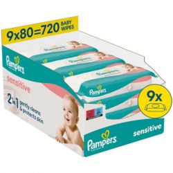 ������� ������� �������� Pampers Sensitive, 720 �� (8006530134750)