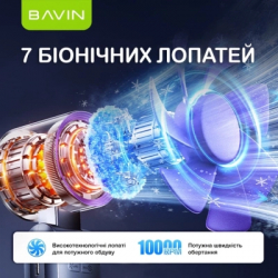 Вентилятор BAVIN BF-004 ICE CUBE TURBO FUN 10000RPM Violet (BF-004 VL) - Картинка 5