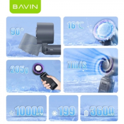 Вентилятор BAVIN BF-004 ICE CUBE TURBO FUN 10000RPM Violet (BF-004 VL) - Картинка 8