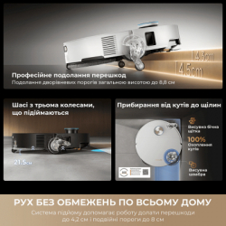 Пилосос Dreame Bot X60 Ultra Complete White (RLX87DE-wh) - Картинка 5