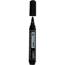 ������ Buromax Permanent JOBMAX, round tip, black 2-4 �� (BM.8703-01)