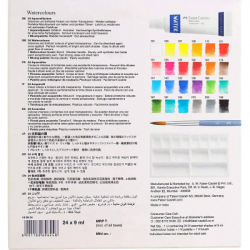 ���������� ����� Faber-Castell Castell Watercolours 24 ������� � ����� �� 9 �� + ������ �� �������, 169624 (31935) - �������� 2
