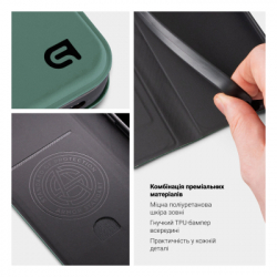 Чохол до мобільного телефона Armorstandart OneFold Case Motorola G77 5G Green (ARM91217) - Картинка 4