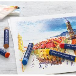 Пастель Faber-Castell Oil Pastels, 24 кольори, 127024 (5520) - Картинка 4