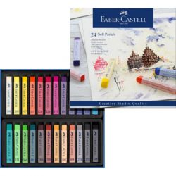 Пастель Faber-Castell Soft Pastels, м'яких, довжина крейди 70 мм, 24 кольори, 128324 (16794) - Картинка 2