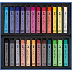 Пастель Faber-Castell Soft Pastels, м'яких, довжина крейди 70 мм, 24 кольори, 128324 (16794) - Картинка 3