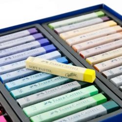 Пастель Faber-Castell Soft Pastels, м'яких, довжина крейди 70 мм, 24 кольори, 128324 (16794) - Картинка 6