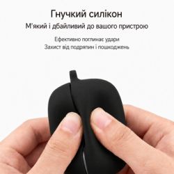 Чохол для навушників BeCover Silicon для OPPO Enco Buds 3 Black (715908) - Картинка 3