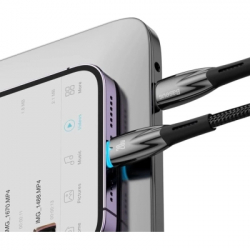Дата кабель USB-C to Lightning 1.0m 20W black Baseus (CADH000001) - Картинка 5