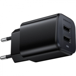 Зарядний пристрій BOROFONE BAS81A 2xUSB 10.5W black (6941991126628) - Картинка 2