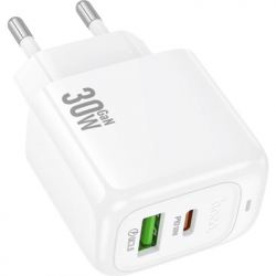 �������� ������� HOCO CS55A 1xUSB-C PD30W + 1xUSB QC3.0 white (6942007631549) - �������� 3