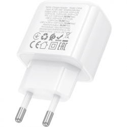 �������� ������� HOCO CS55A 1xUSB-C PD30W + 1xUSB QC3.0 white (6942007631549) - �������� 6