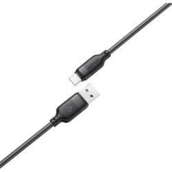 Дата кабель USB 2.0 AM to USB-C 1.2m 3A TPE black Acefast (6974316283812) - Картинка 3