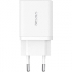 Зарядний пристрій Baseus 1xUSB-C PD30W + 1xUSB QC3.0 white (P10111404213-00) - Картинка 2