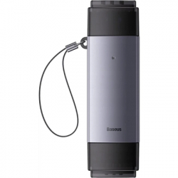 Картрідер Кардридер USB Baseus Lite, Grey, Type-C / USB 3.0 - microSD / SD (WKQX060113) - Картинка 2