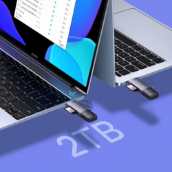 Картрідер Кардридер USB Baseus Lite, Grey, Type-C / USB 3.0 - microSD / SD (WKQX060113) - Картинка 9