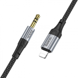 ������ ������������� Lightning to 3.5mm M 1.0m nylon UPA26 black HOCO (6942007608817) - �������� 2