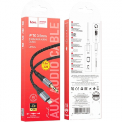 ������ ������������� Lightning to 3.5mm M 1.0m nylon UPA26 black HOCO (6942007608817) - �������� 3