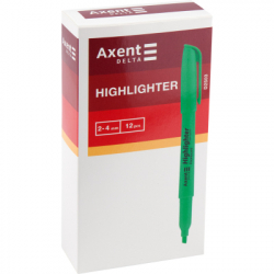 Маркер Axent Highlighter D2503, 2-4 мм клиноп. рожевий (D2503-10) - Картинка 2