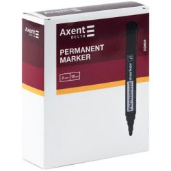 Маркер Axent Permanent D2605, 2 мм круглий, чорний (D2605-01) - Картинка 2