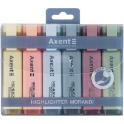 ���� ������� Axent Highlighter 2537-A, 1-5 �� ������., 6 morandi (2537-60-A)